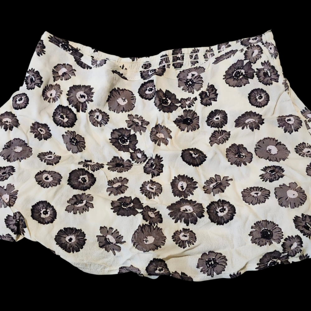 Free People Floral Print Skort